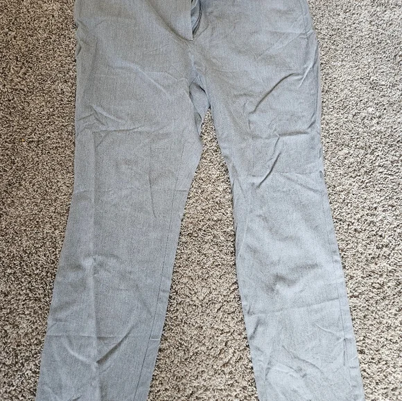 Loft Light Gray Sutton Slim Fit Pants - Picture 6 of 9
